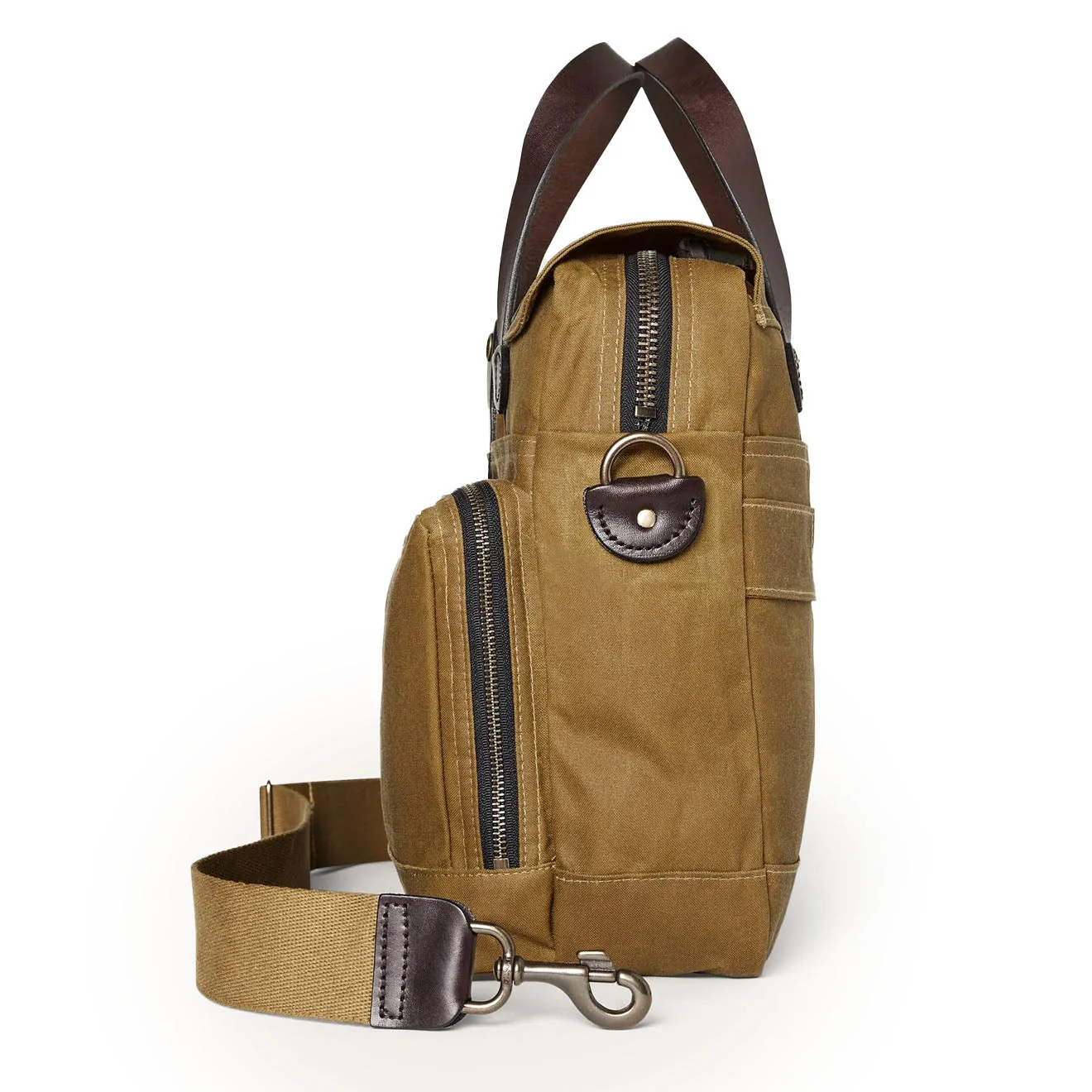 Filson 24-Hour Tin Briefcase Dark Tan - Image 7