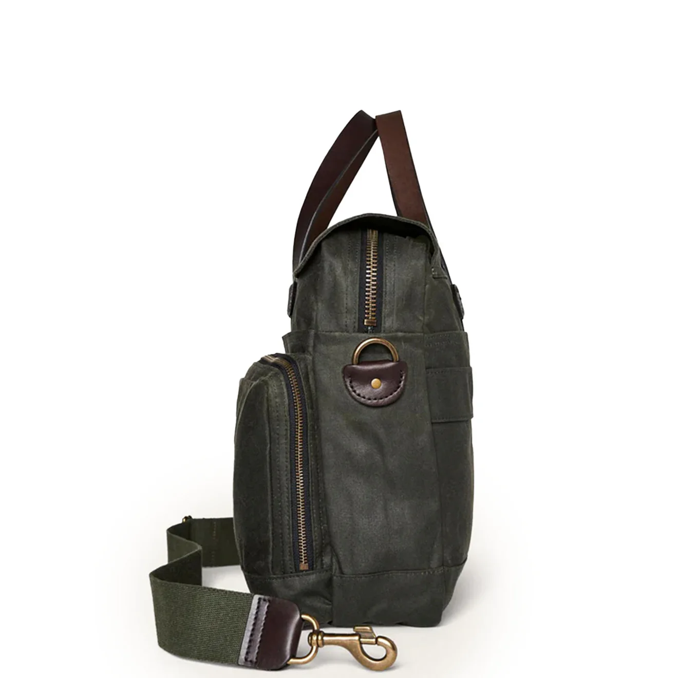 Filson 24-Hour Tin Cloth Briefcase Otter Green - Image 3