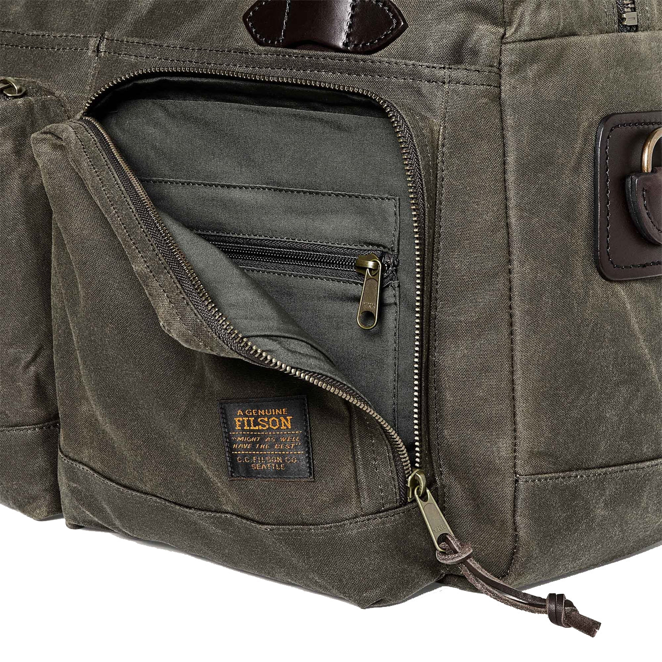 Filson 48Hr Duffle Otter Green - Image 4