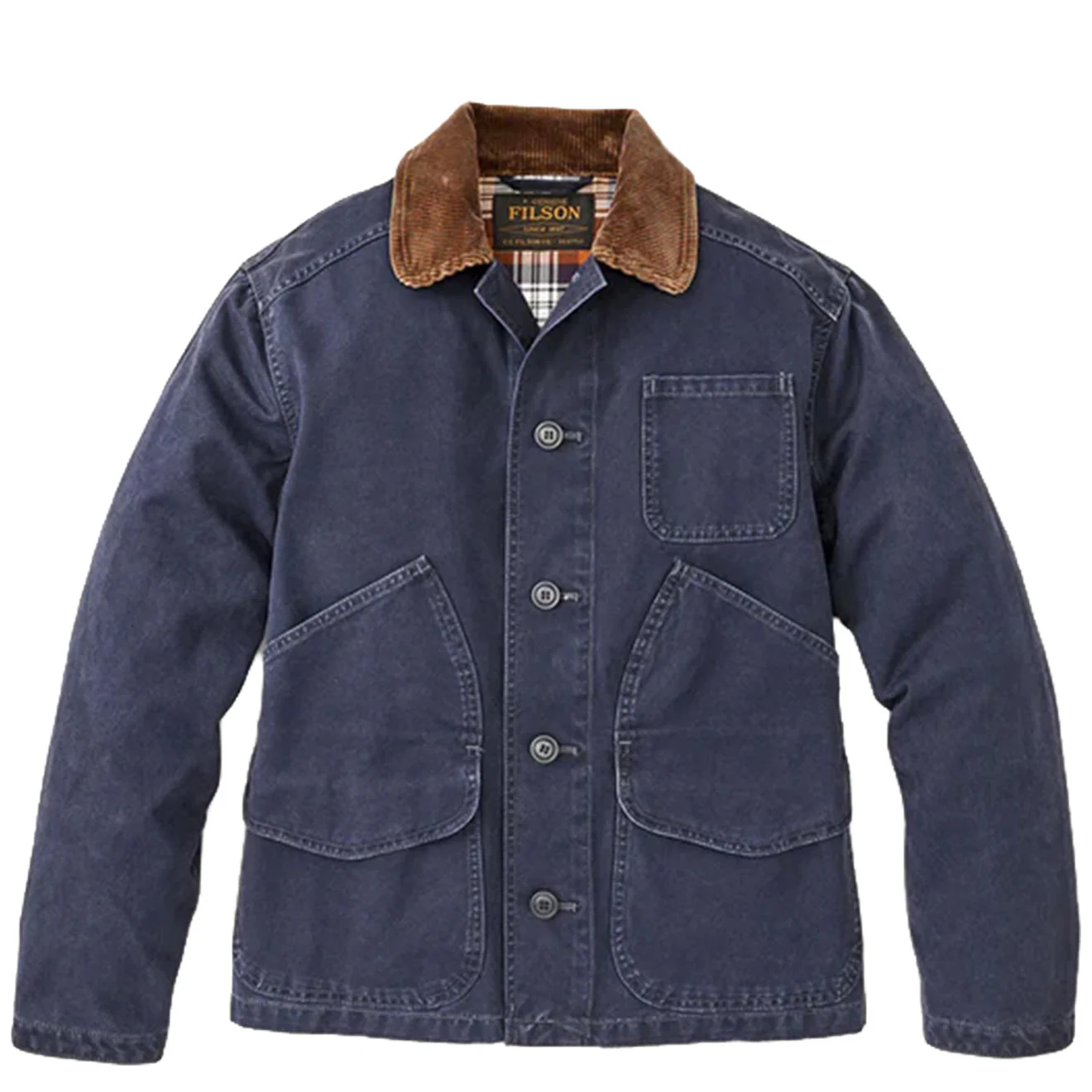 Filson Canvas Outfitter Jacket Blue Mussel