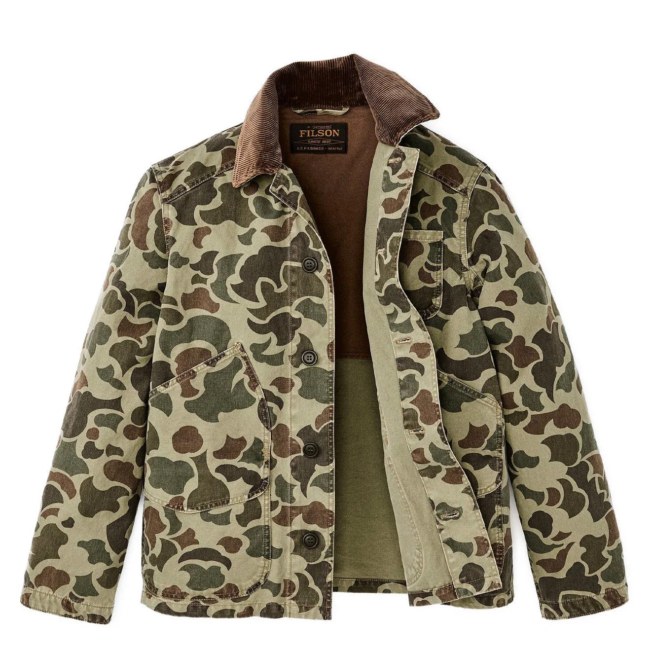 Filson Canvas Outfitter Jacket Tundra Shrub Camo - Image 2
