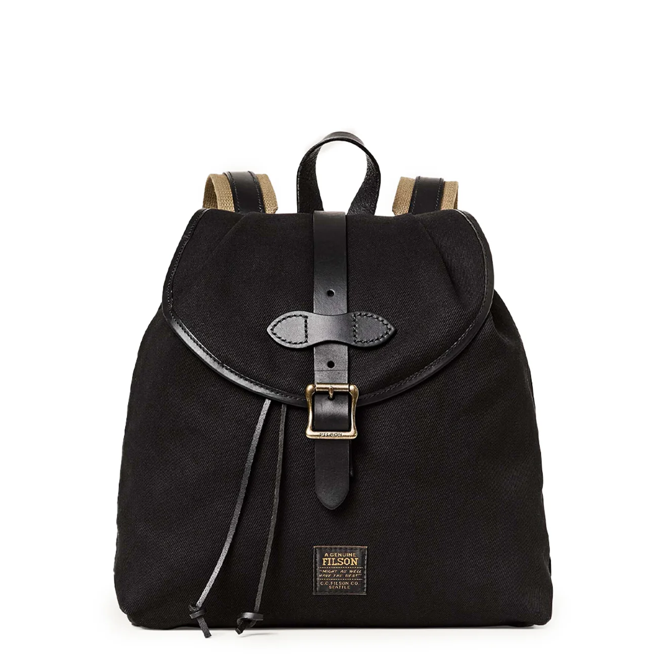 Filson Drawstring Backpack Black
