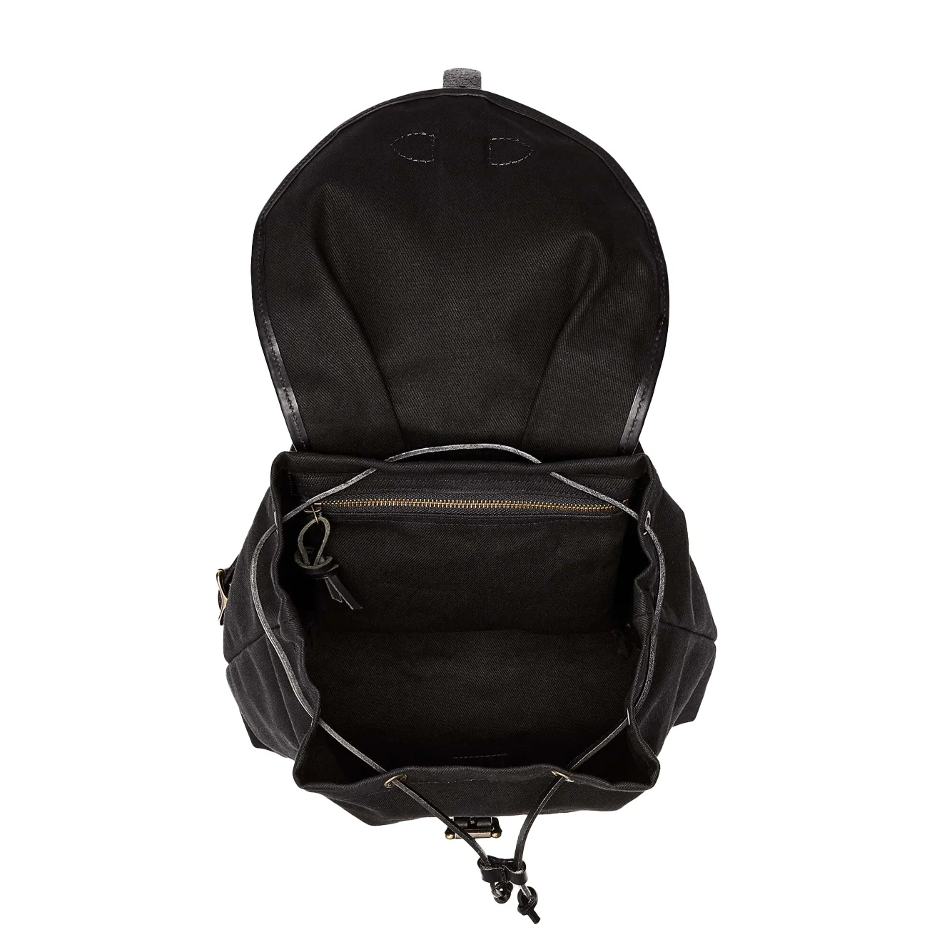 Filson Drawstring Backpack Black - Image 3