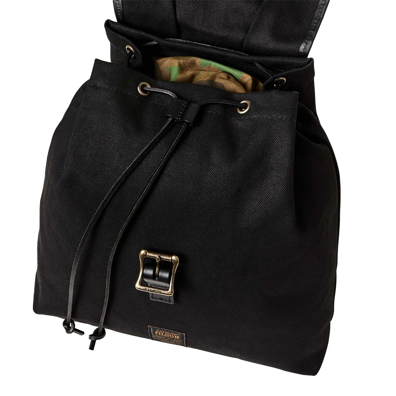 Filson Drawstring Backpack Black - Image 4