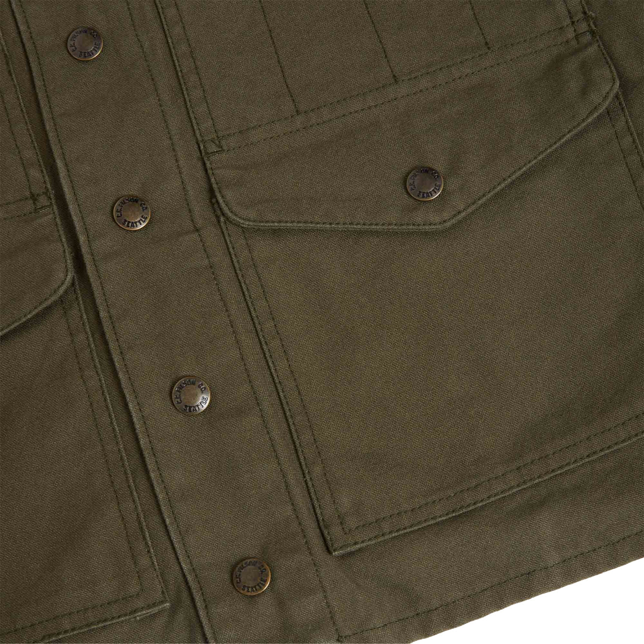 Filson Dry Tin Vest Otter Green - Image 2