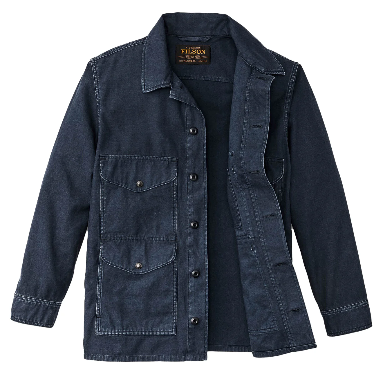 Filson Field Cruiser Reverse Sateen Blue Mussel - Image 2