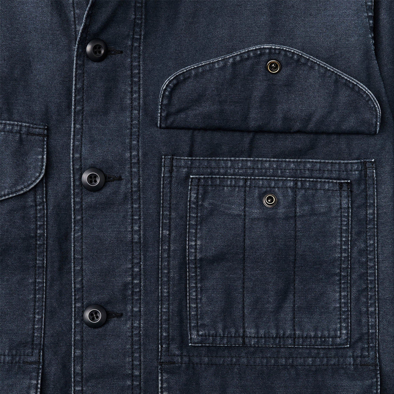 Filson Field Cruiser Reverse Sateen Blue Mussel - Image 4