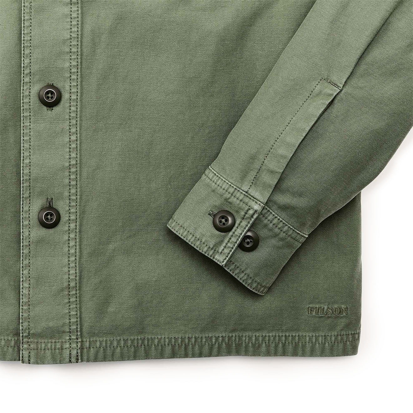 Filson Field Jac-Shirt Washed Fatigue Green - Image 3