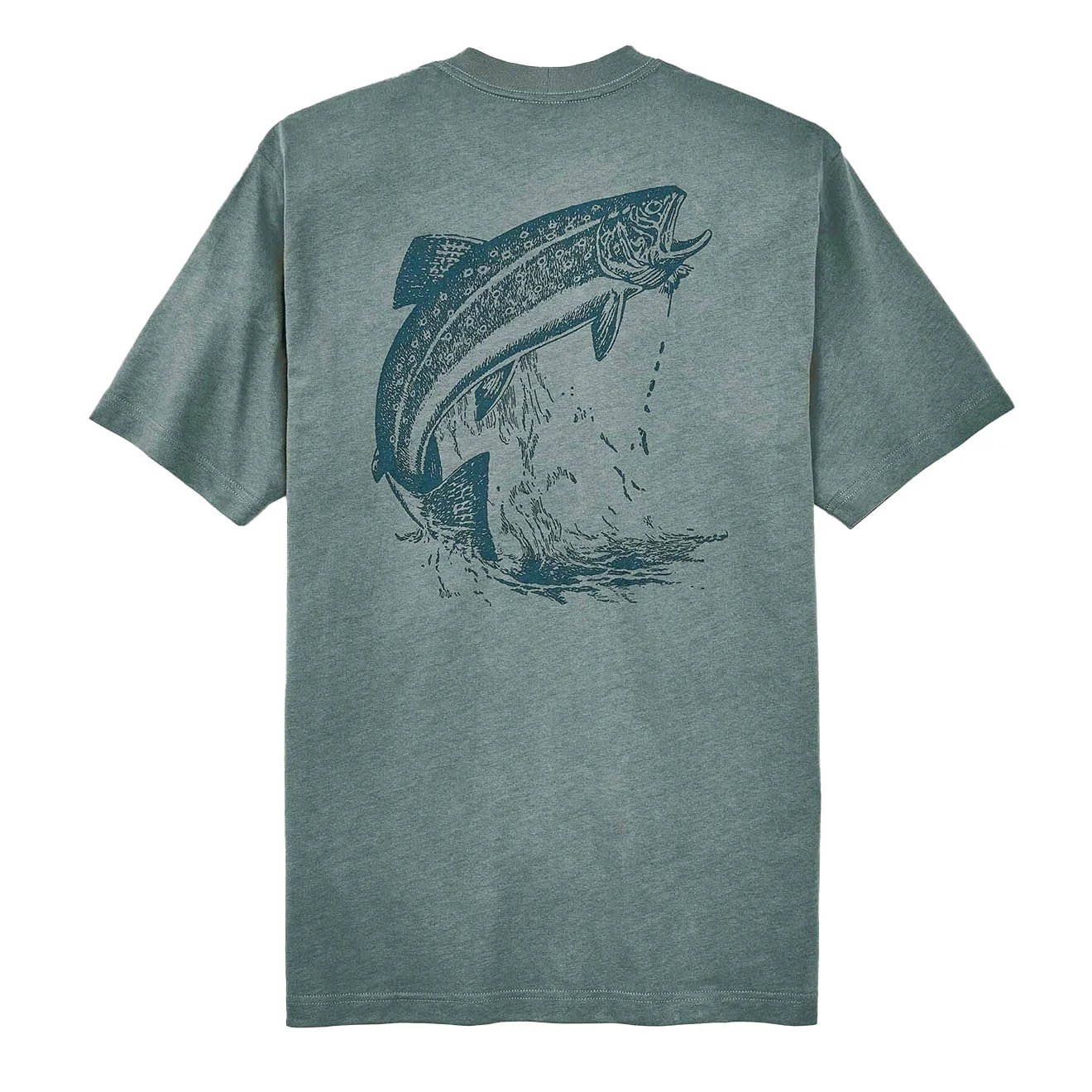 Filson Frontier Graphic T-Shirt Balsam Green / Salmo - Image 2