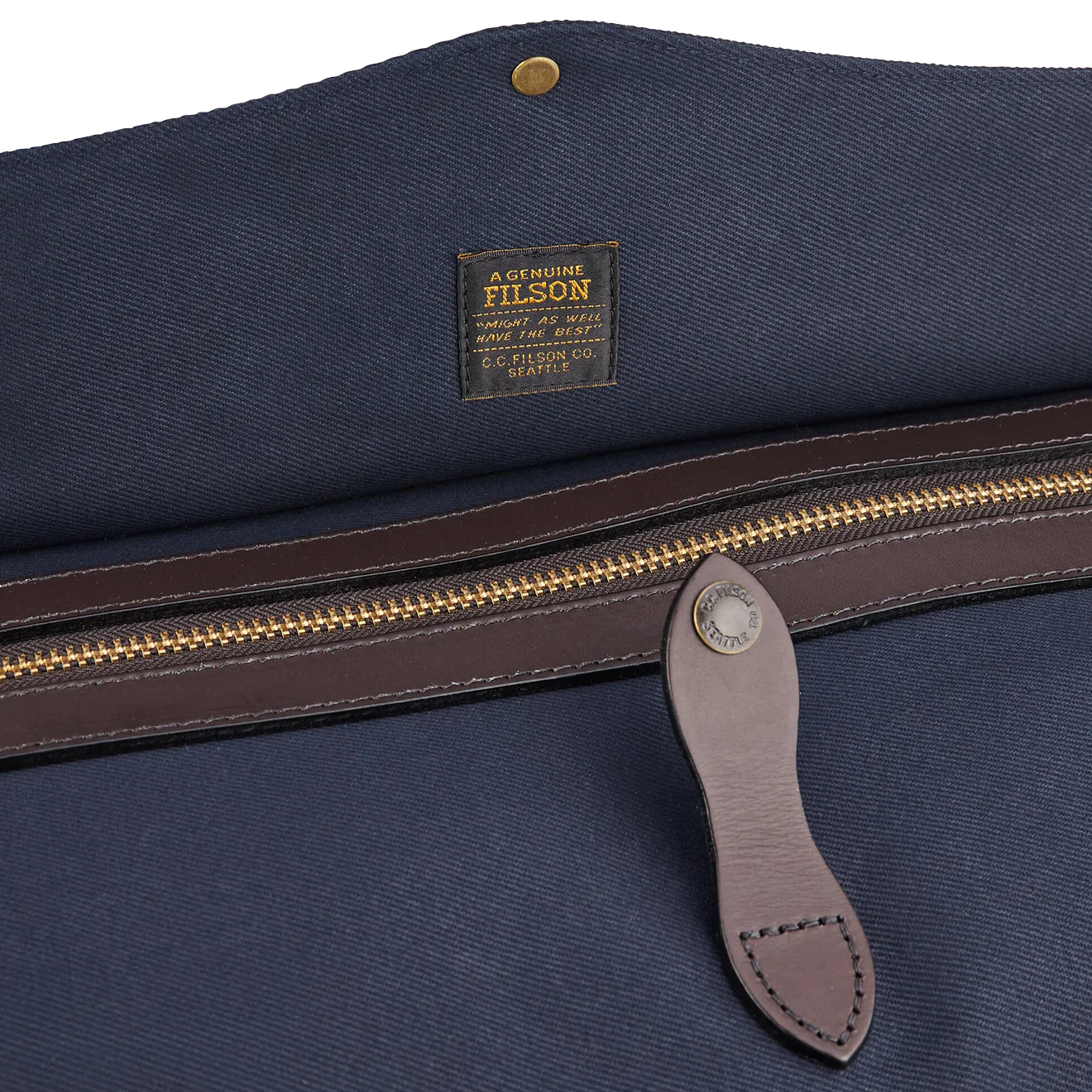 Filson Large Duffle Bag Navy - Image 7