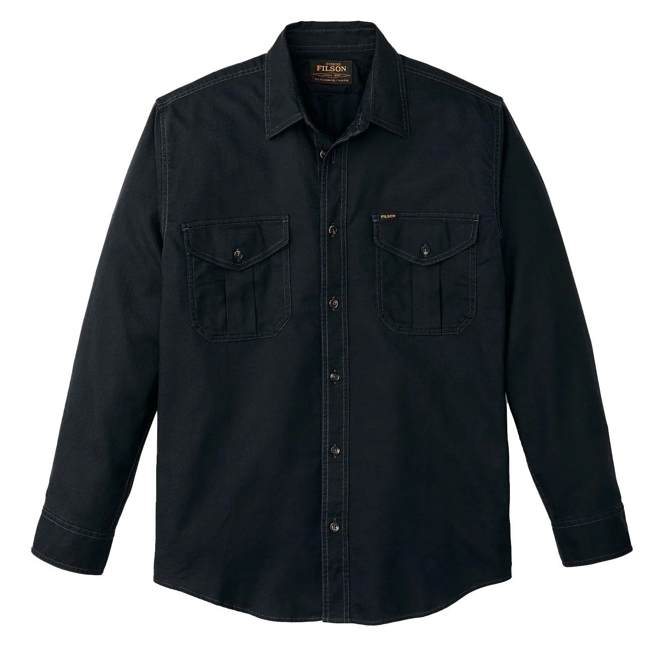 Filson Light Weight Alaskan Guide Shirt Midnight Navy