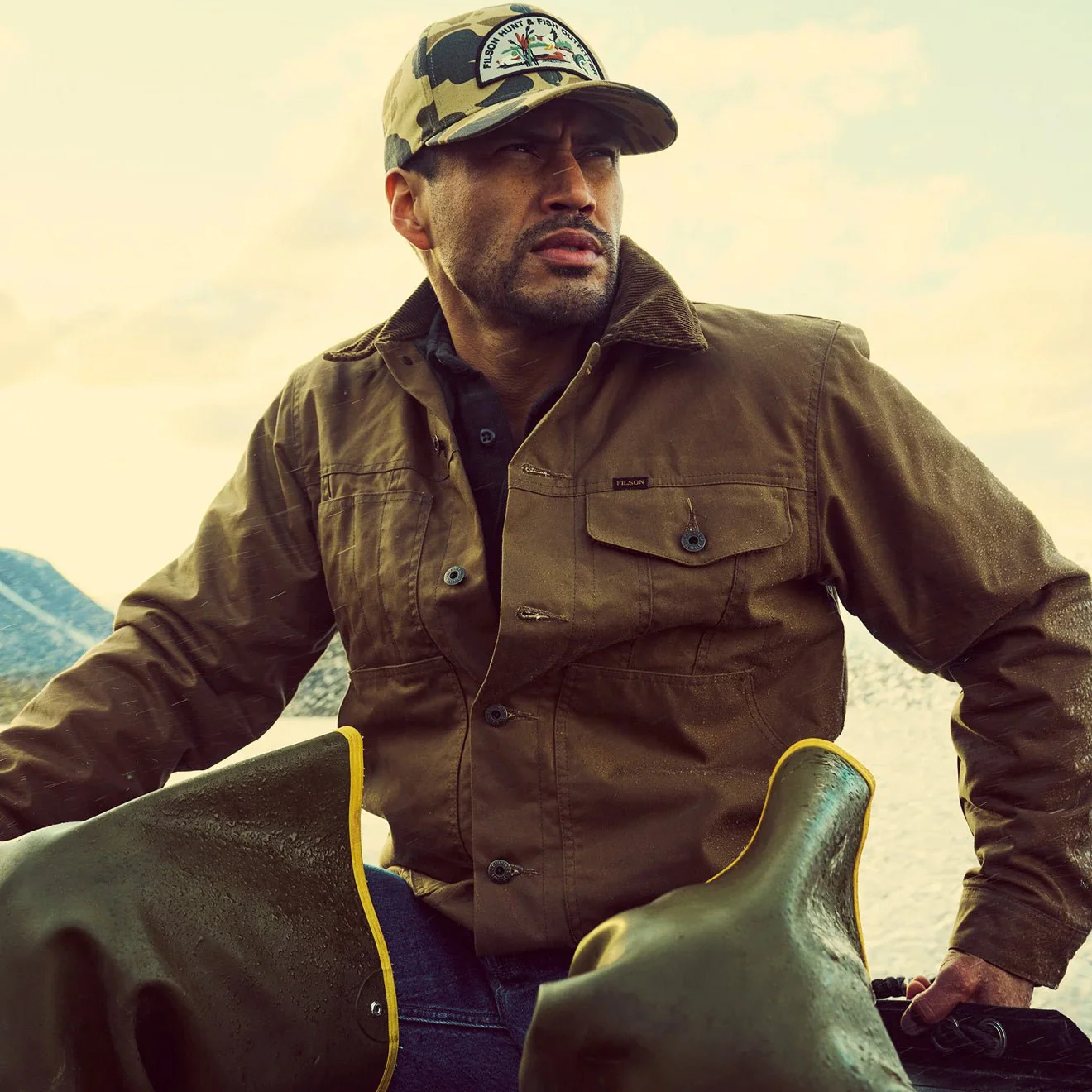 Filson Logger Cap Tan Camo / Hunt Fish - Image 3