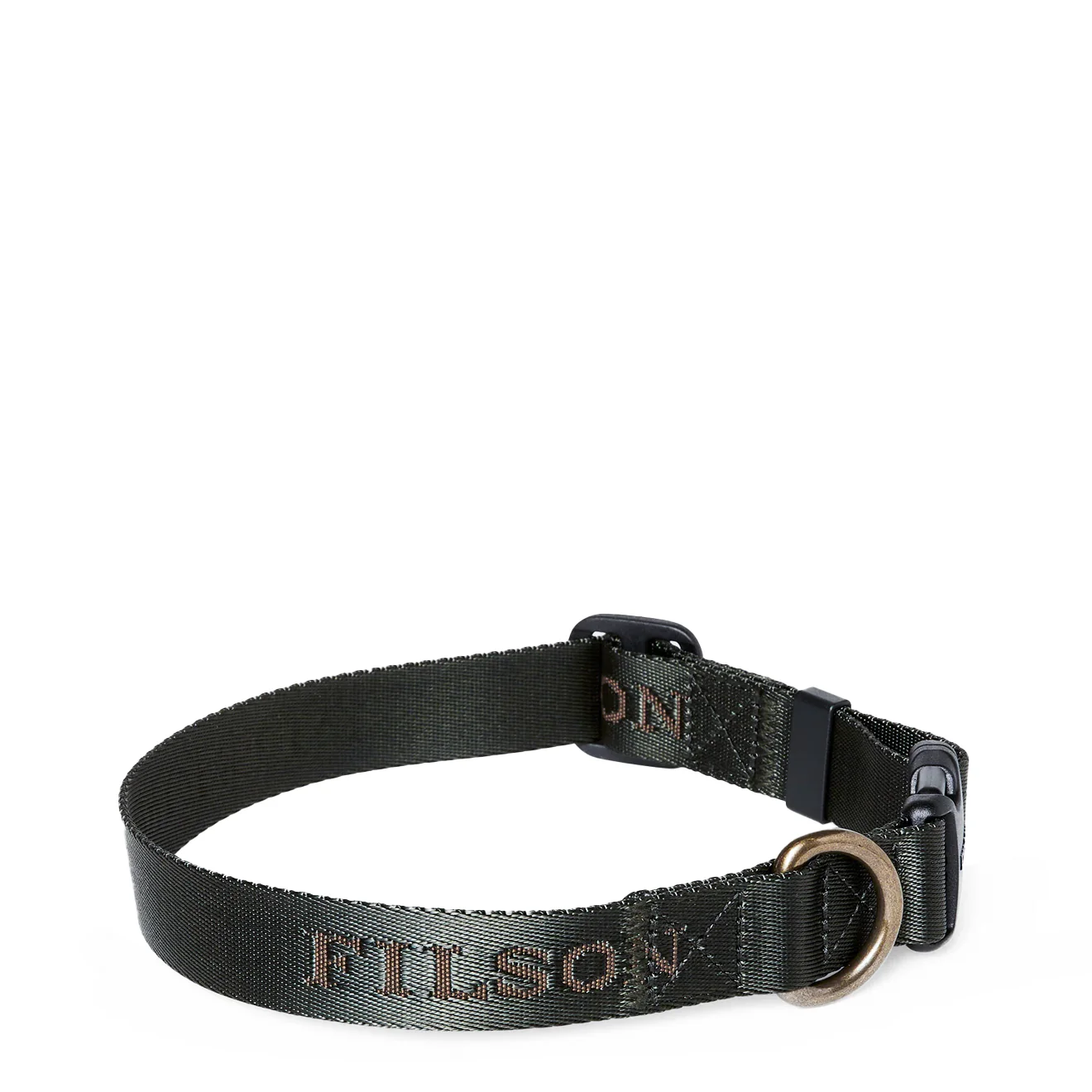 Filson Nylon Dog Collar Dark Timber - Image 2