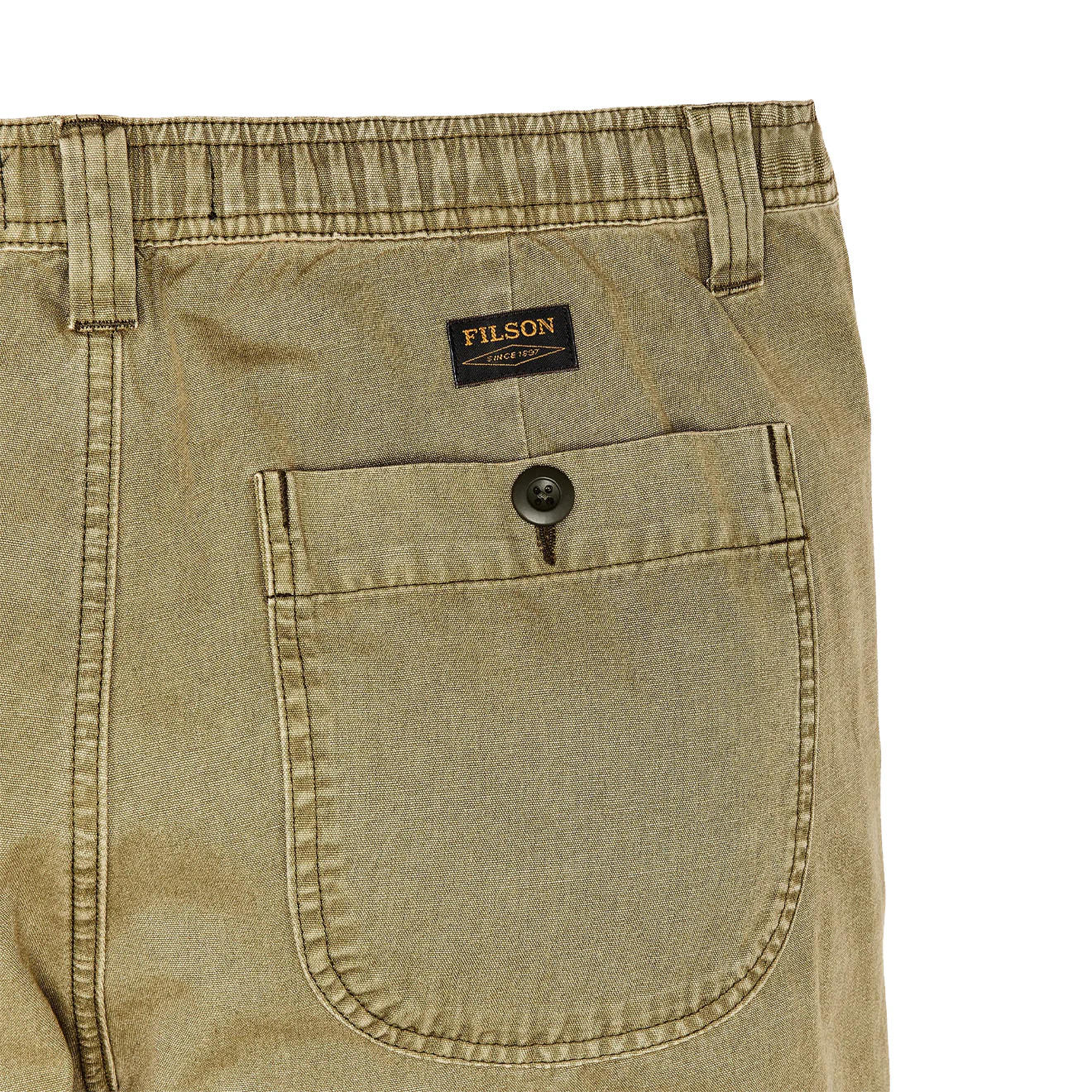 Filson Oakville Canvas Pants Slate Olive - Image 3