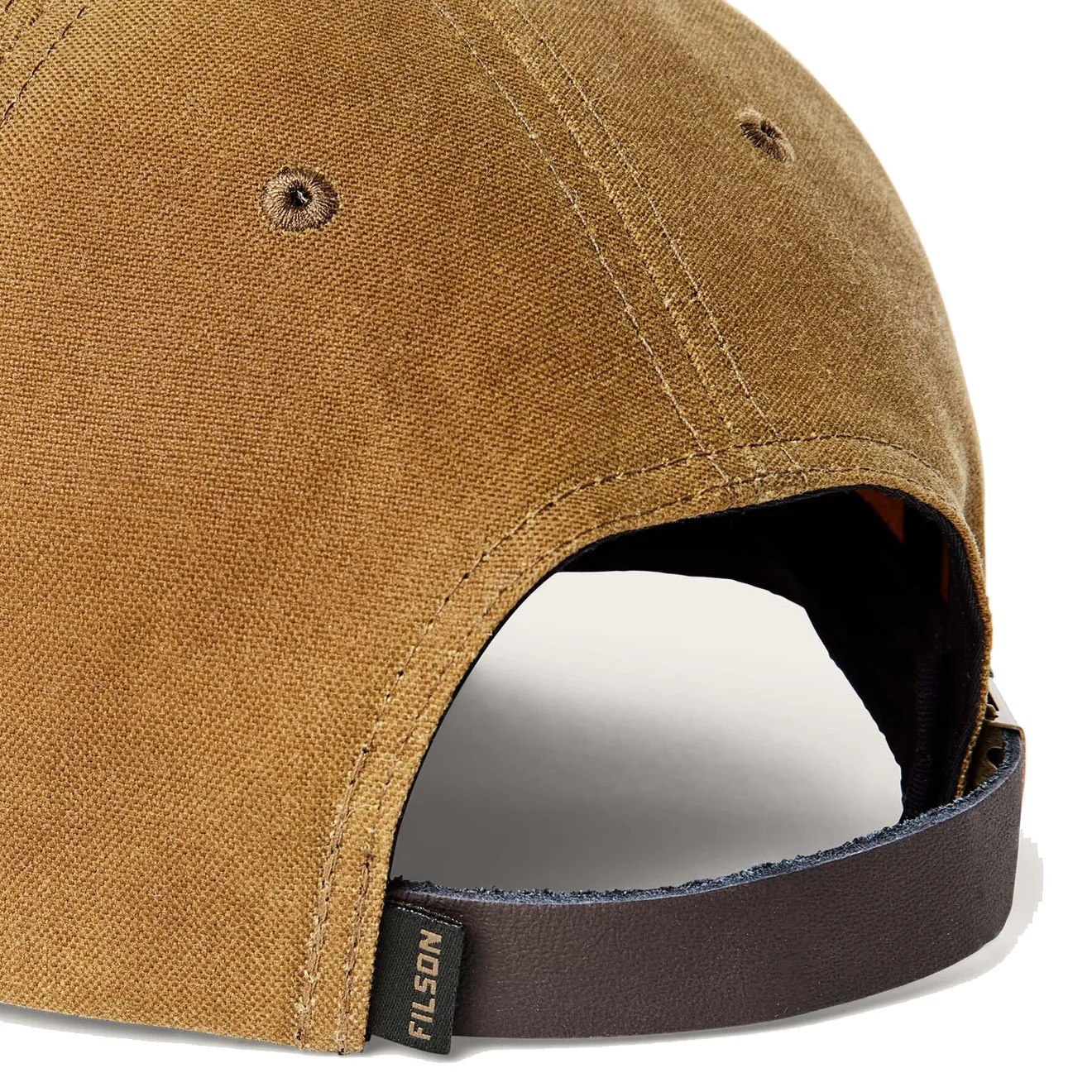 Filson Oil Tin Logger Cap Dark Tan - Image 2