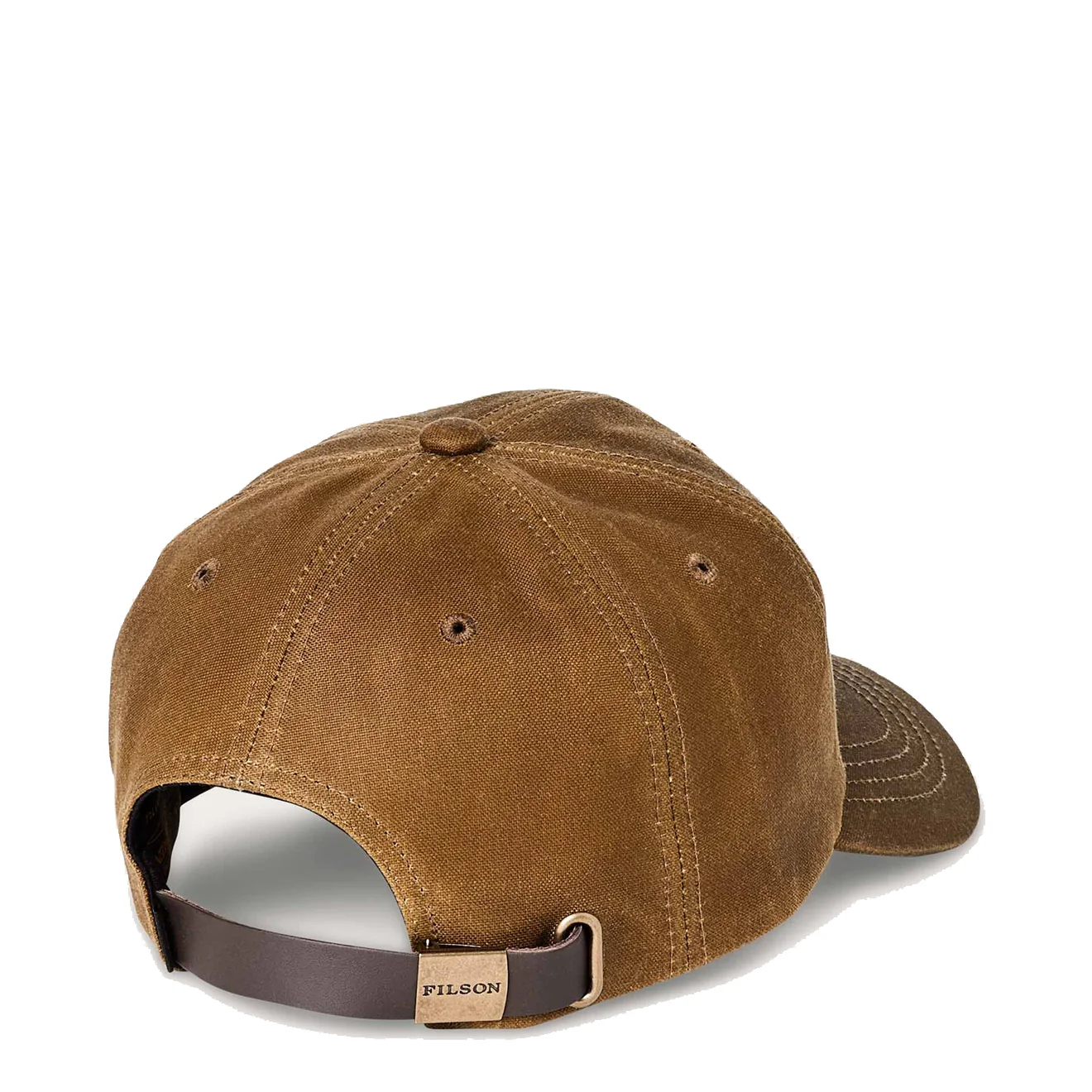 Filson Oil Tin Low Profile Logger Cap Dark Tan - Image 2