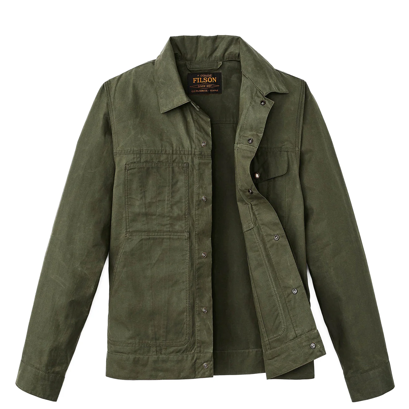 Filson Ranger Short Cruiser Jacket Olive - Image 2