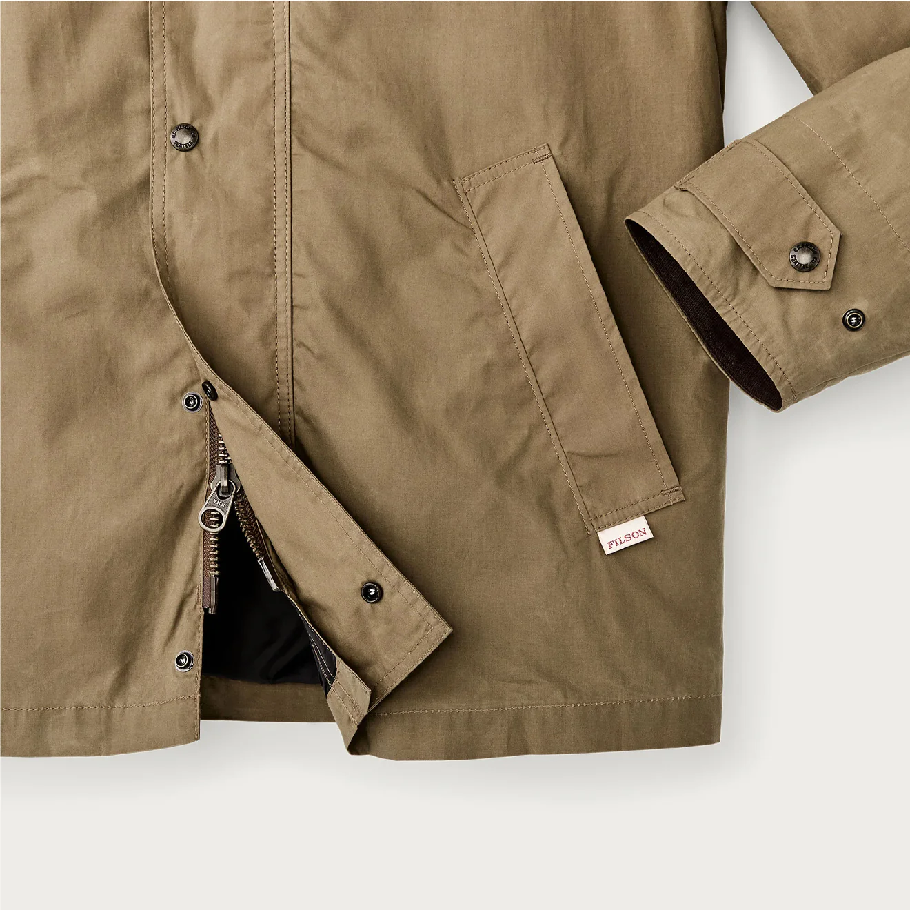 Filson Ranger Short Field Jacket Dark Beige - Image 5