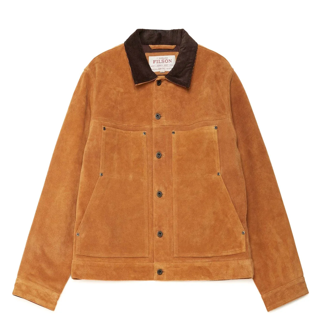 Filson Roughout Short Cruiser Saddle Brown