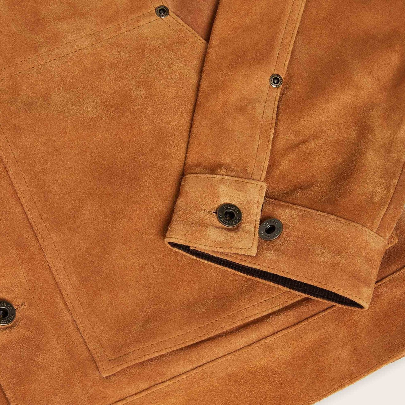 Filson Roughout Short Cruiser Saddle Brown - Image 3