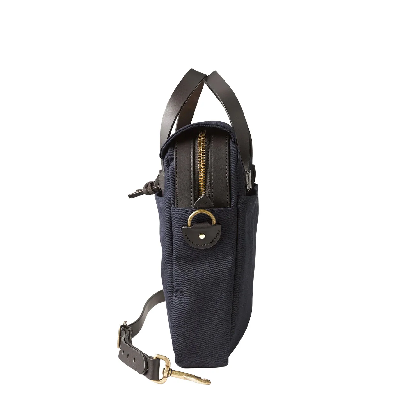 Filson Rugged Twill Original Briefcase Navy - Image 3