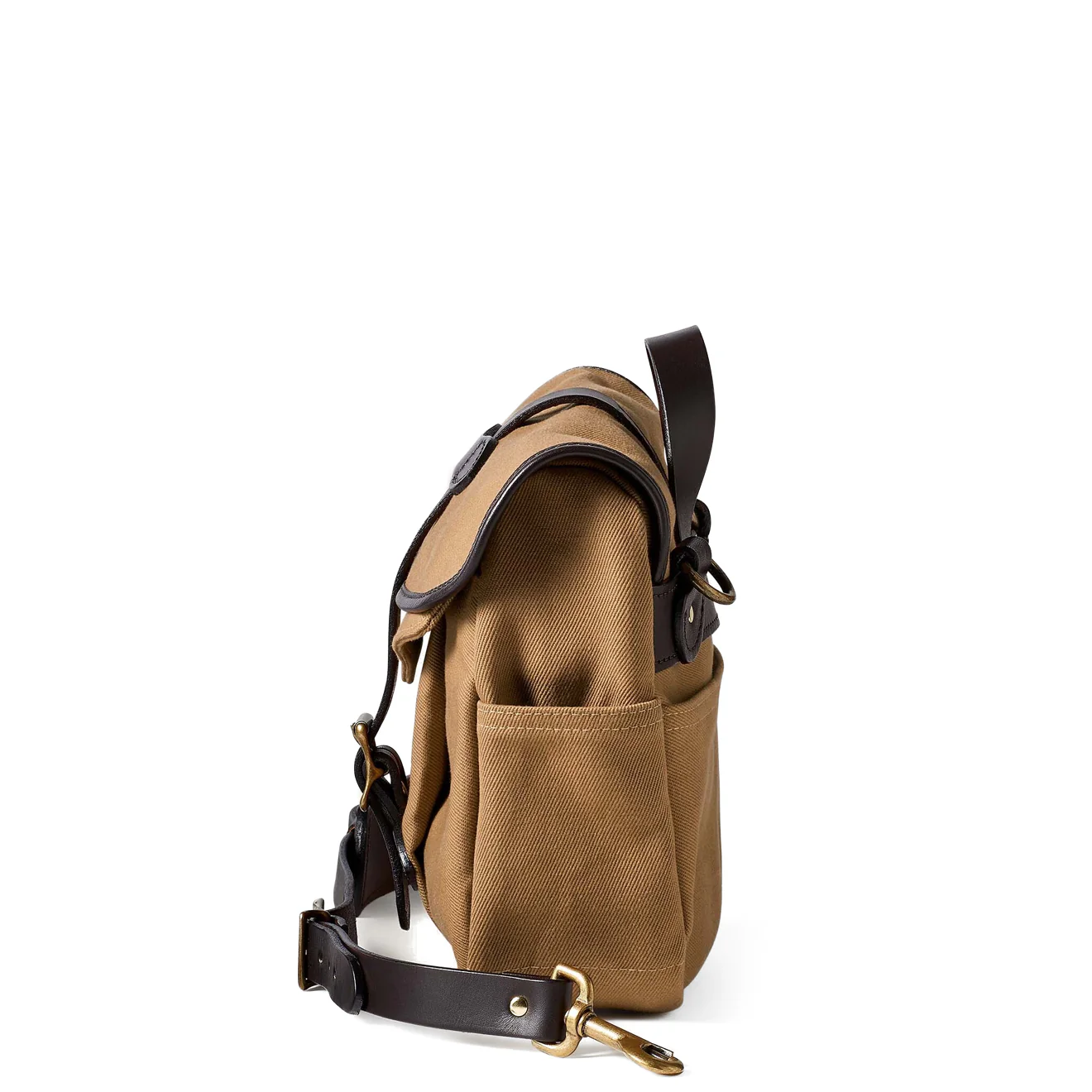 Filson Rugged Twill Small Field Bag Tan - Image 3