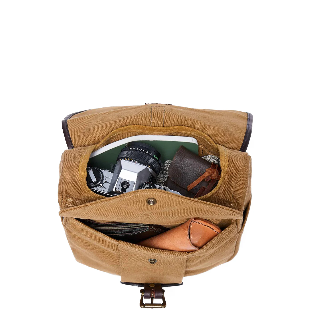 Filson Rugged Twill Small Field Bag Tan - Image 5
