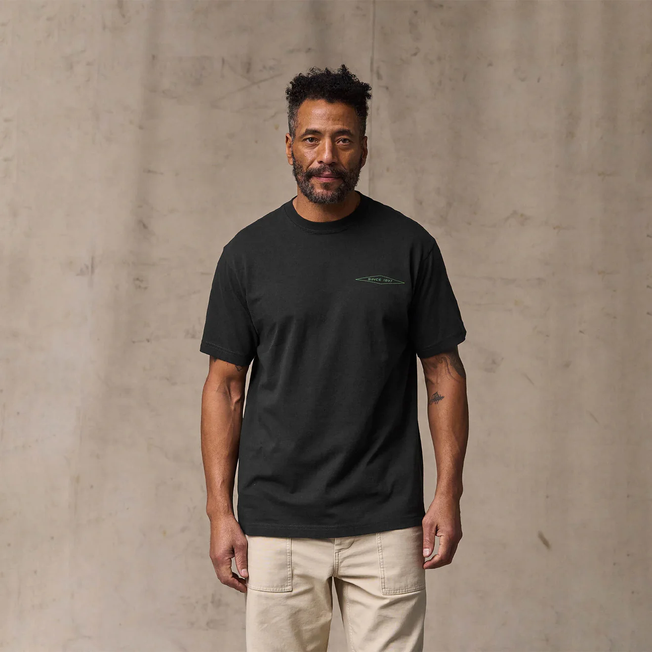 Filson S/S Diamond Graphic T-Shirt Black - Image 3