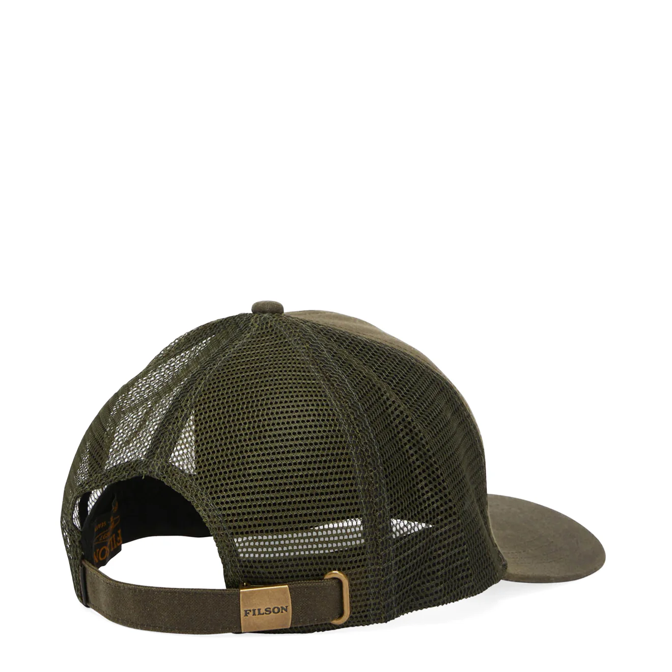 Filson Scenic Waxed Logger Mesh Cap Otter Green - Image 2