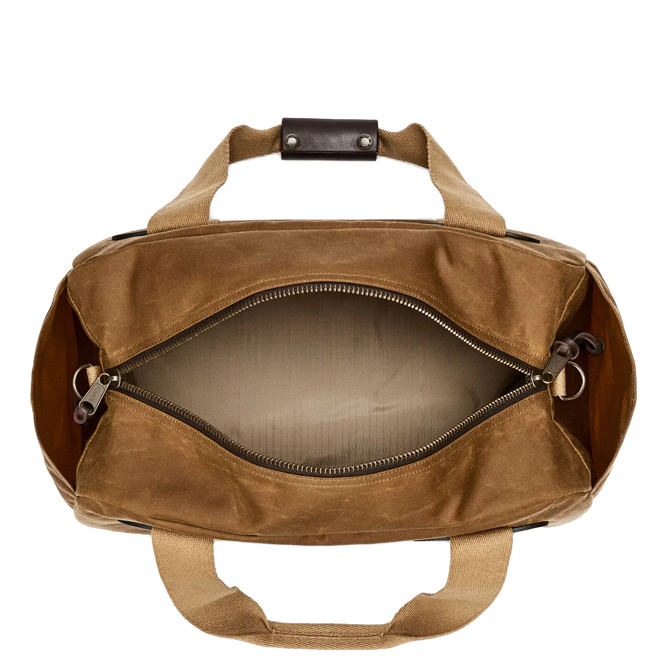 Filson Small Duffle Holdall Dark Tan - Image 3
