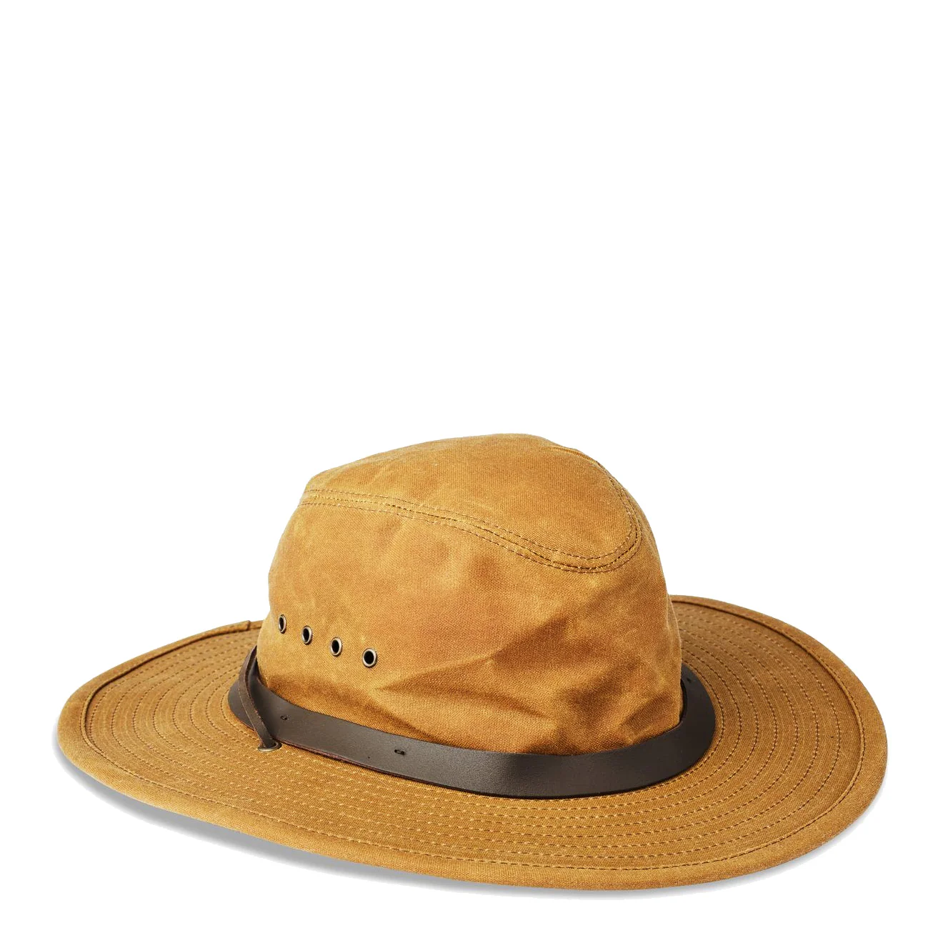 Filson Tin Bush Hat Dark Tan - Image 2