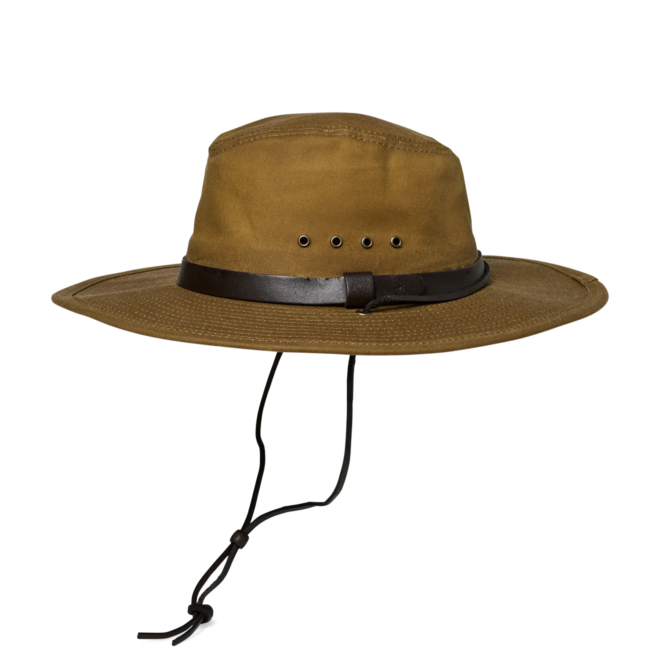 Filson Tin Cloth Bush Hat Dark Tan - Image 2