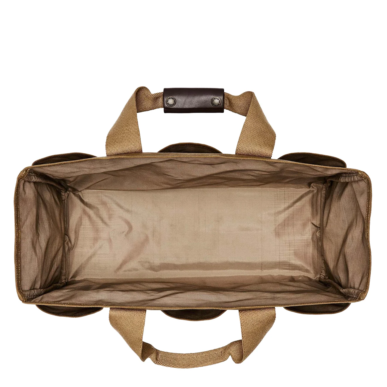 Filson Tin Cloth Supply Tote Dark Tan - Image 2