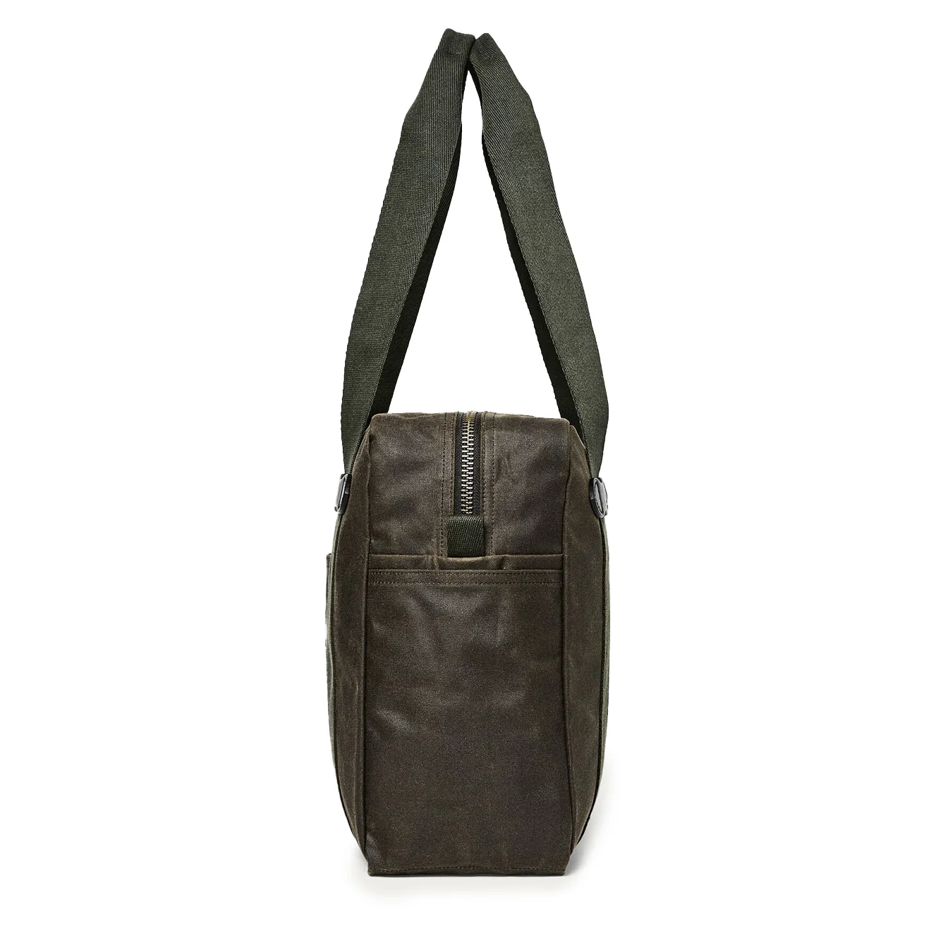 Filson Tin Cloth Tote Bag With Zipper - Image 3