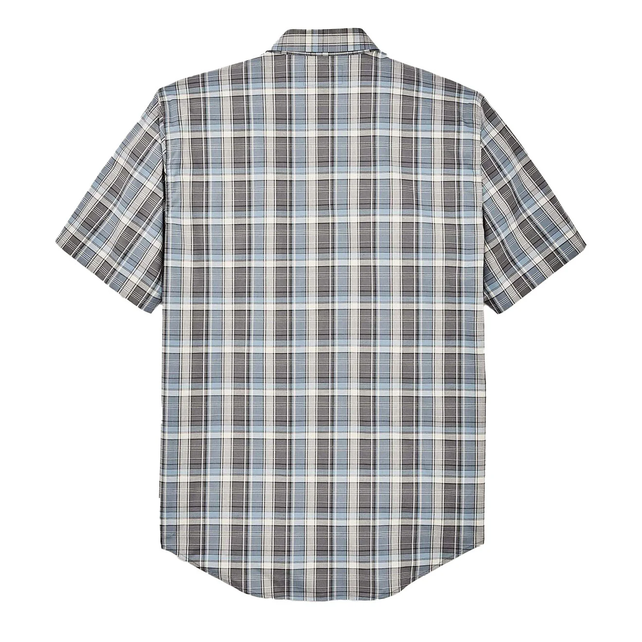 Filson Twin Lakes Short Sleeve Sport Shirt Gray / Blue / Cream - Image 2