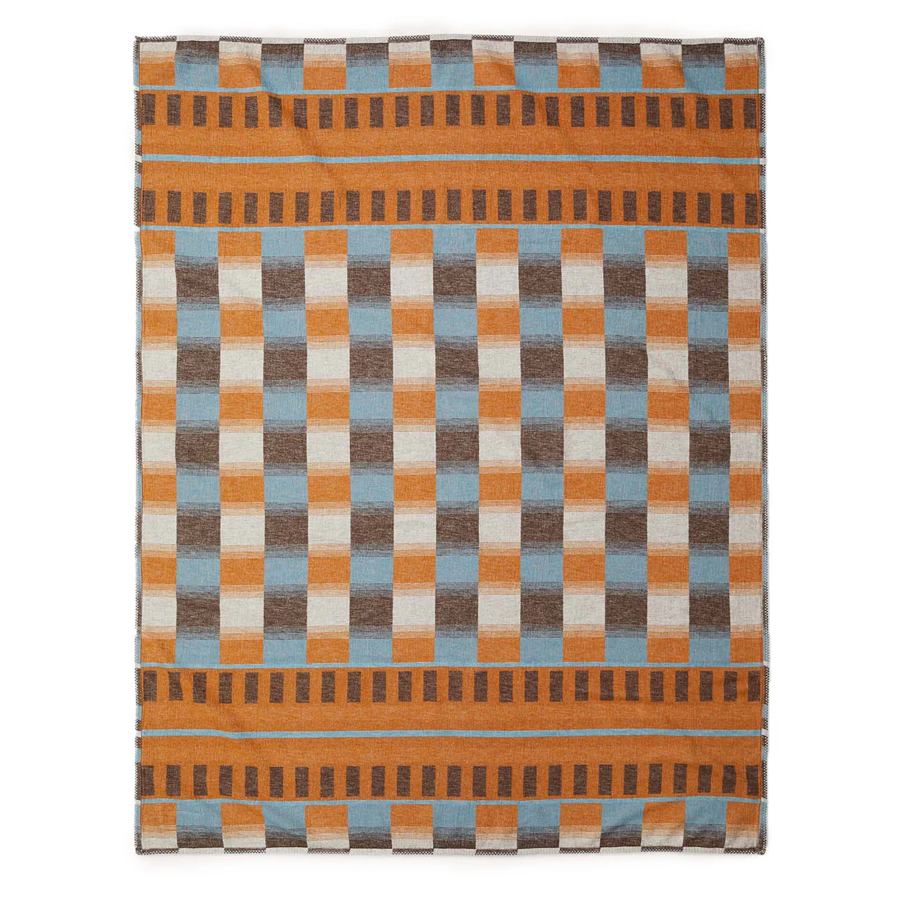Filson Western Tracks Blanket Blue Gold Multi