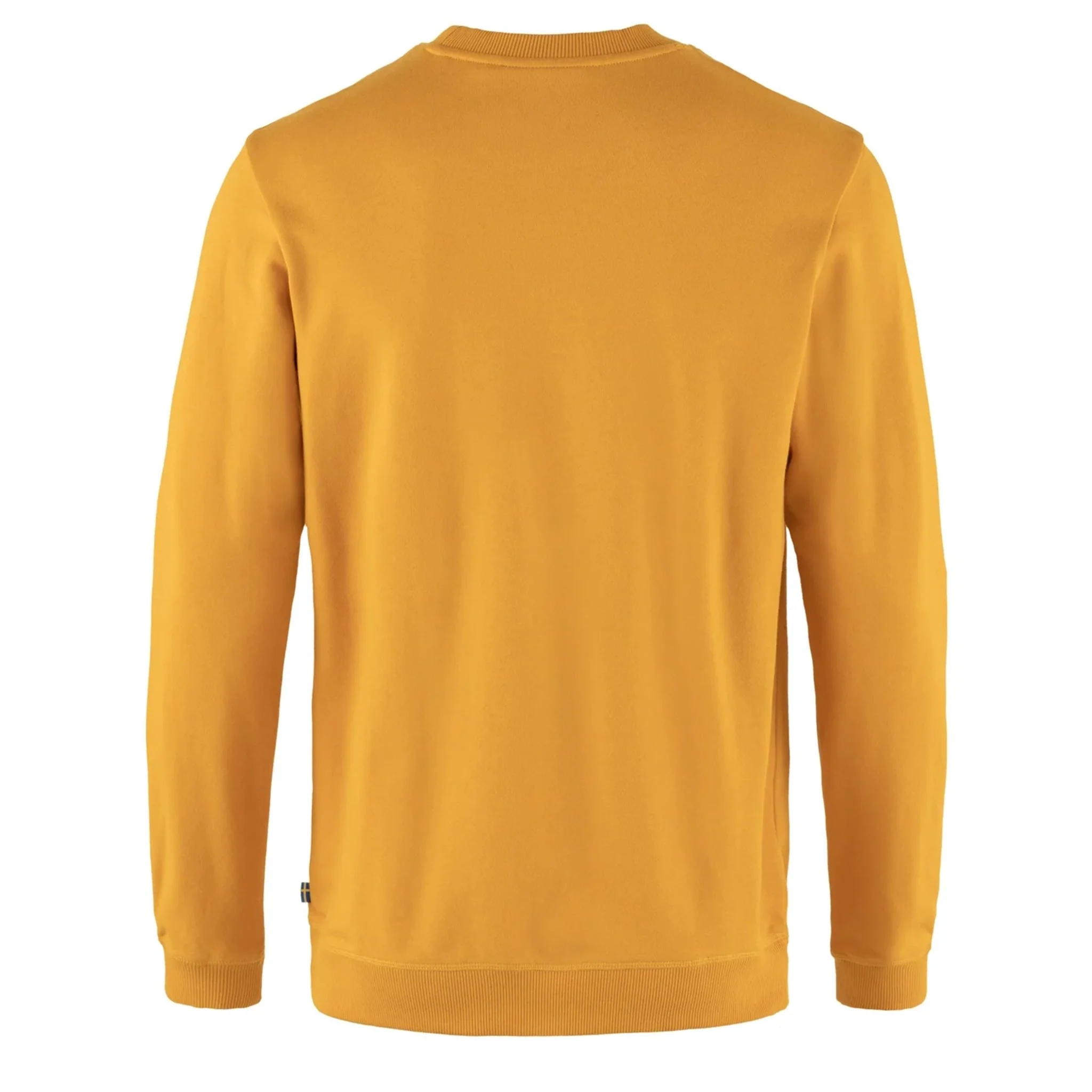 Fjallraven 1960 Logo Badge Sweater Mustard Yellow - Image 2