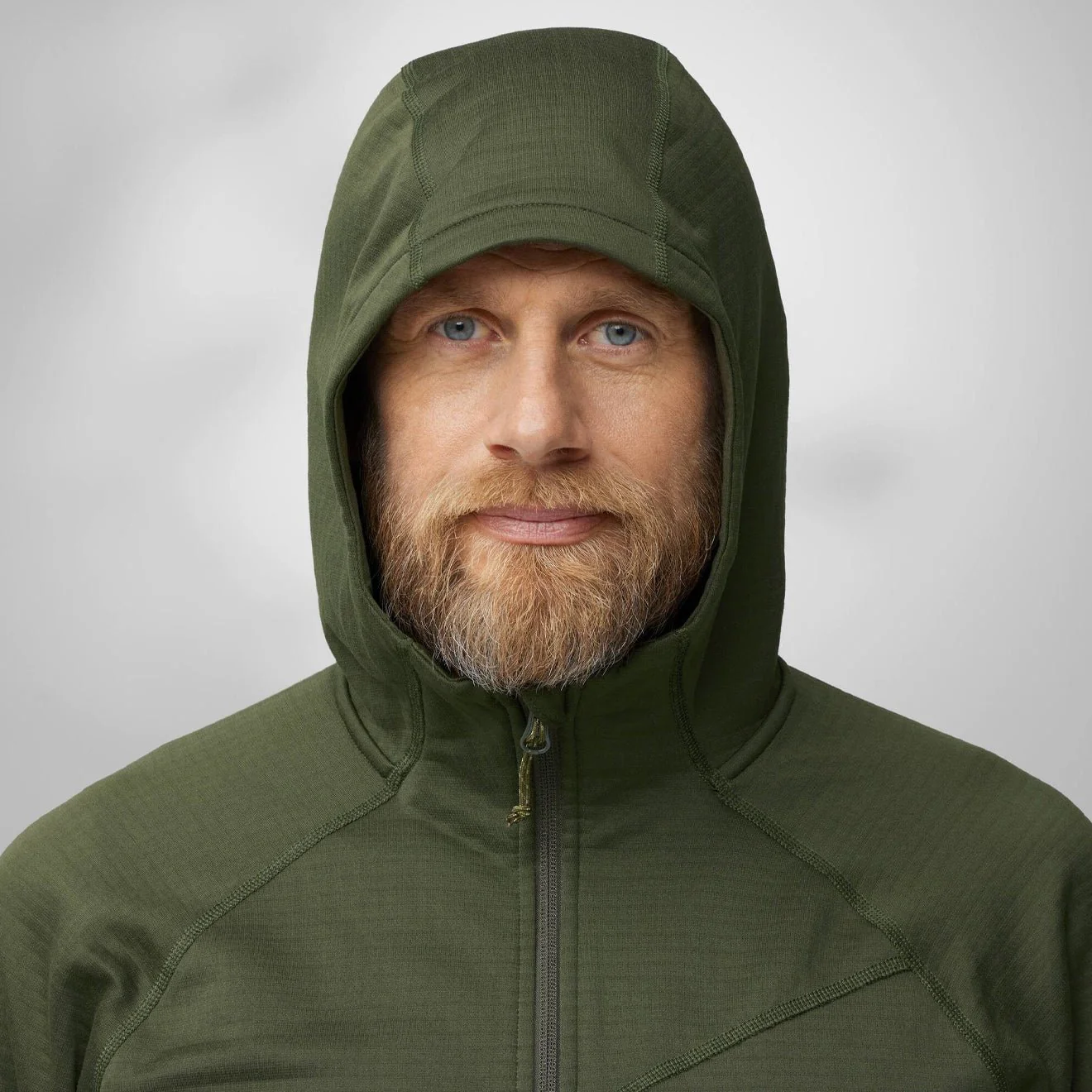 Fjallraven Abisko Grid Fleece Hoodie Black - Image 4