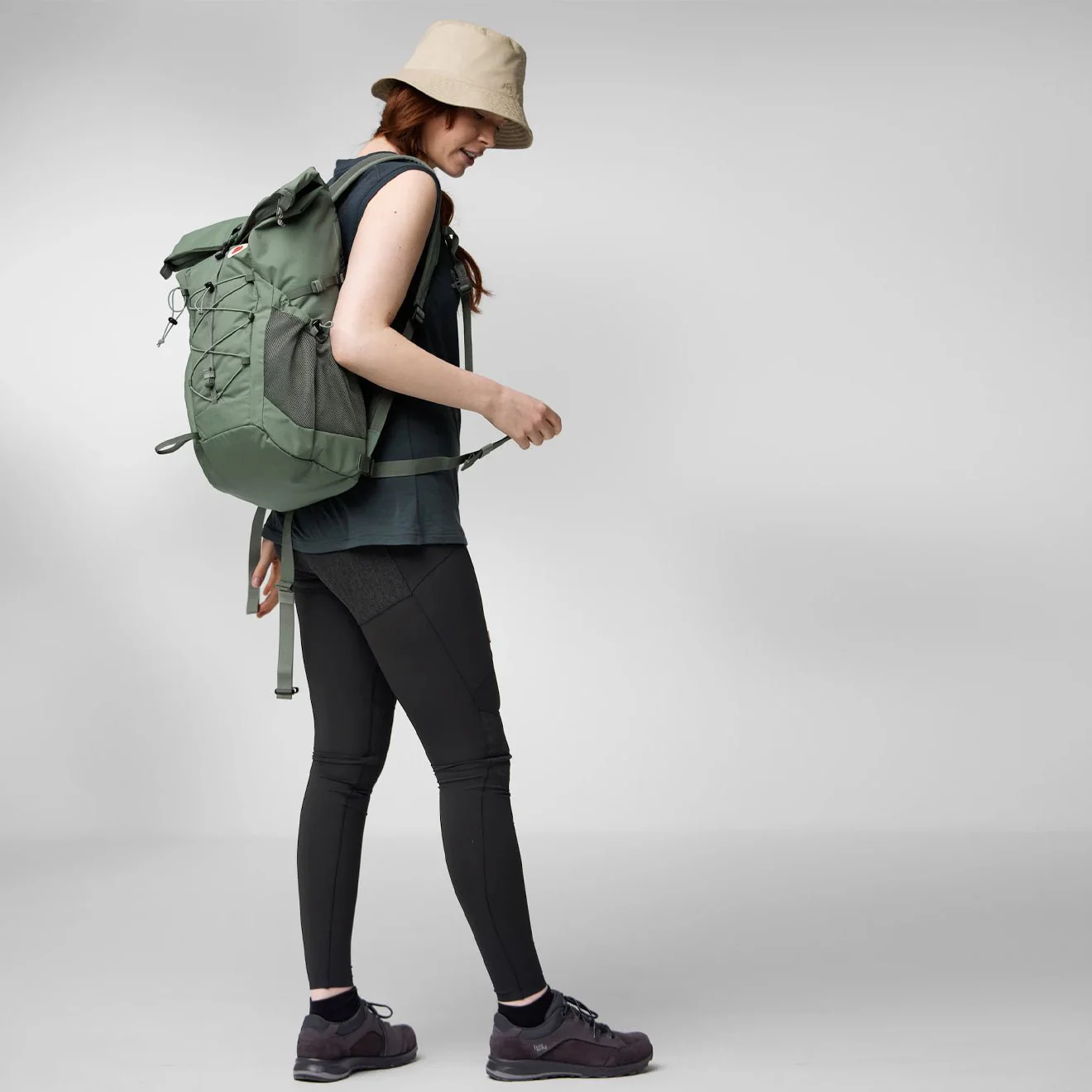 Fjallraven Abisko Hike Foldsack Black - Image 6