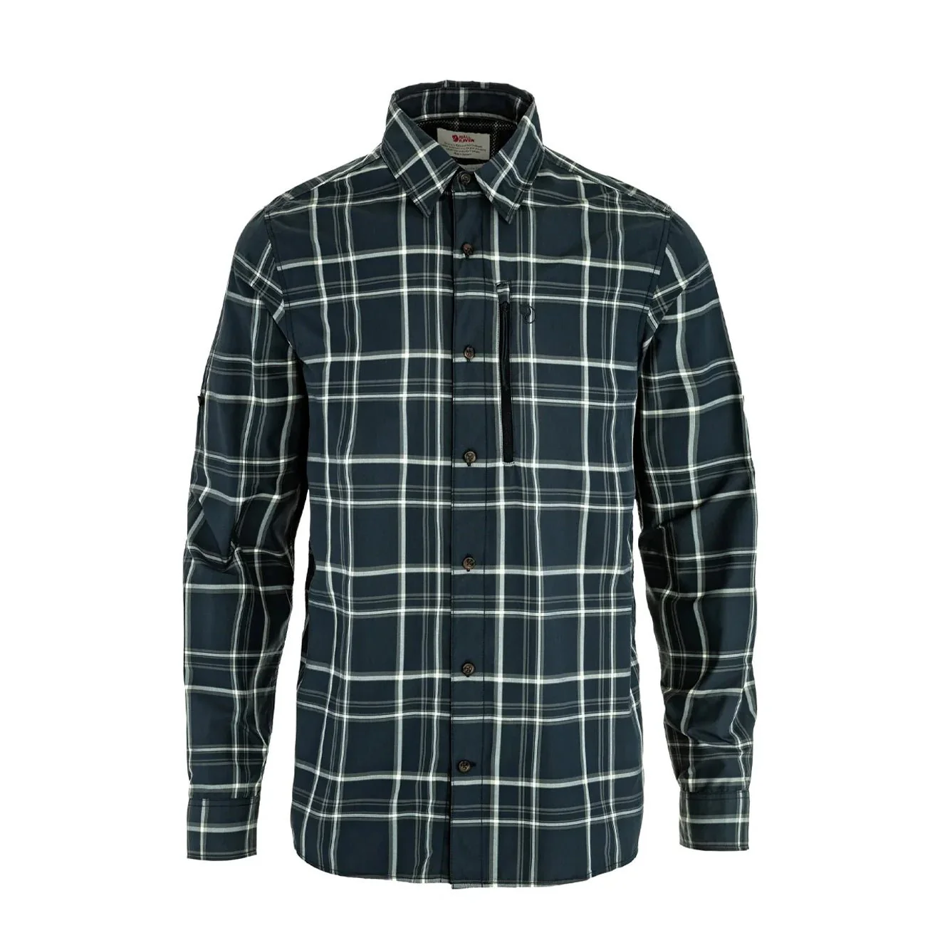 Fjallraven Abisko Hike Shirt LS Classic Dark Navy / Chalk White