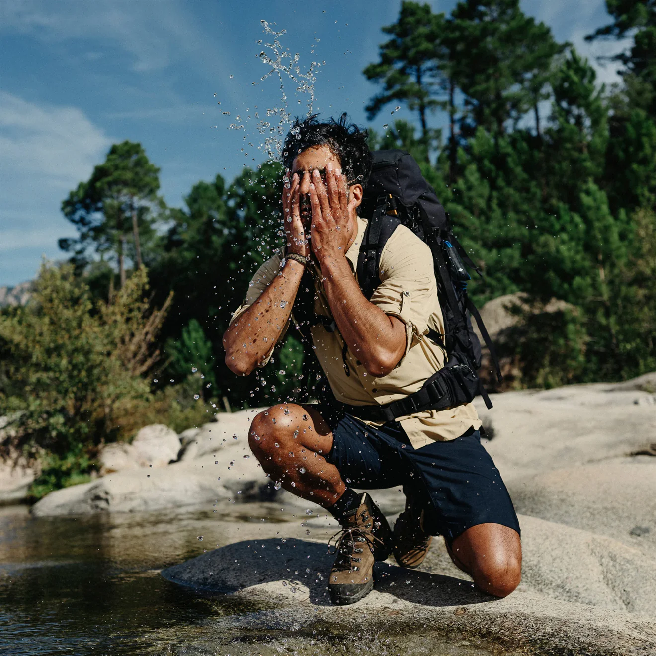 Fjallraven Abisko Hike Shorts Dark Navy - Image 9