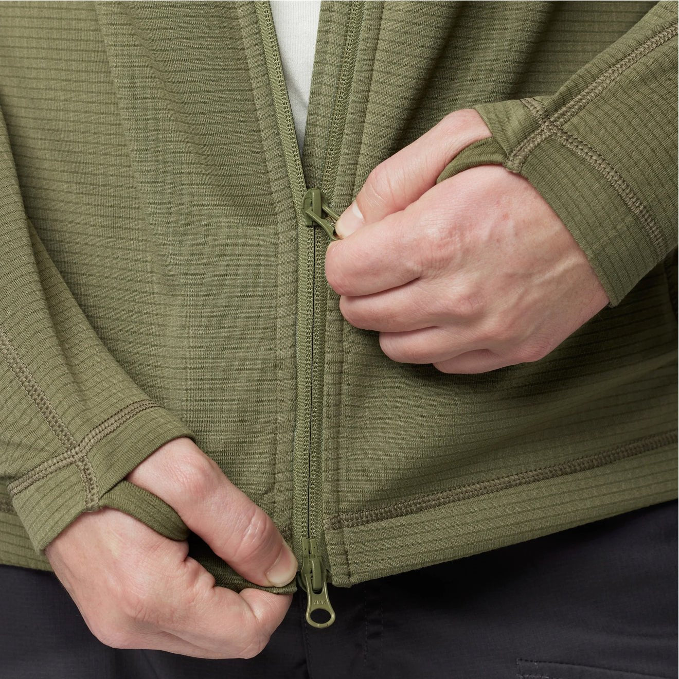 Fjallraven Abisko Lite Fleece Jacket Classic Ochre - Image 5