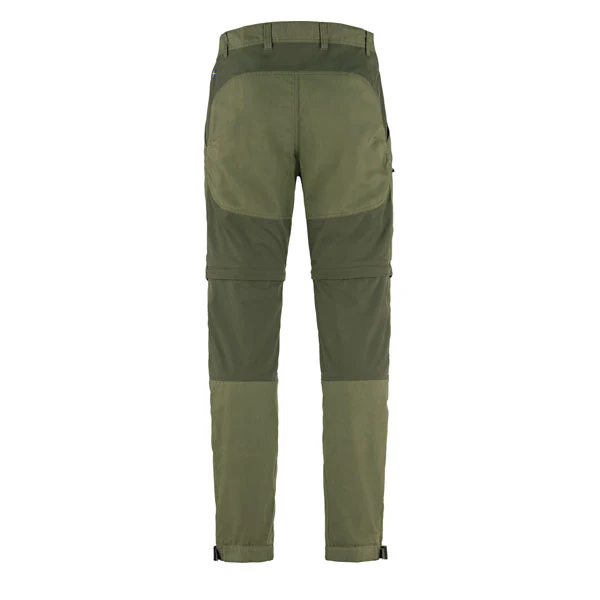 Fjallraven Abisko Lite Trekking Zip-Off Regular Trousers Green-Laurel Green - Image 2