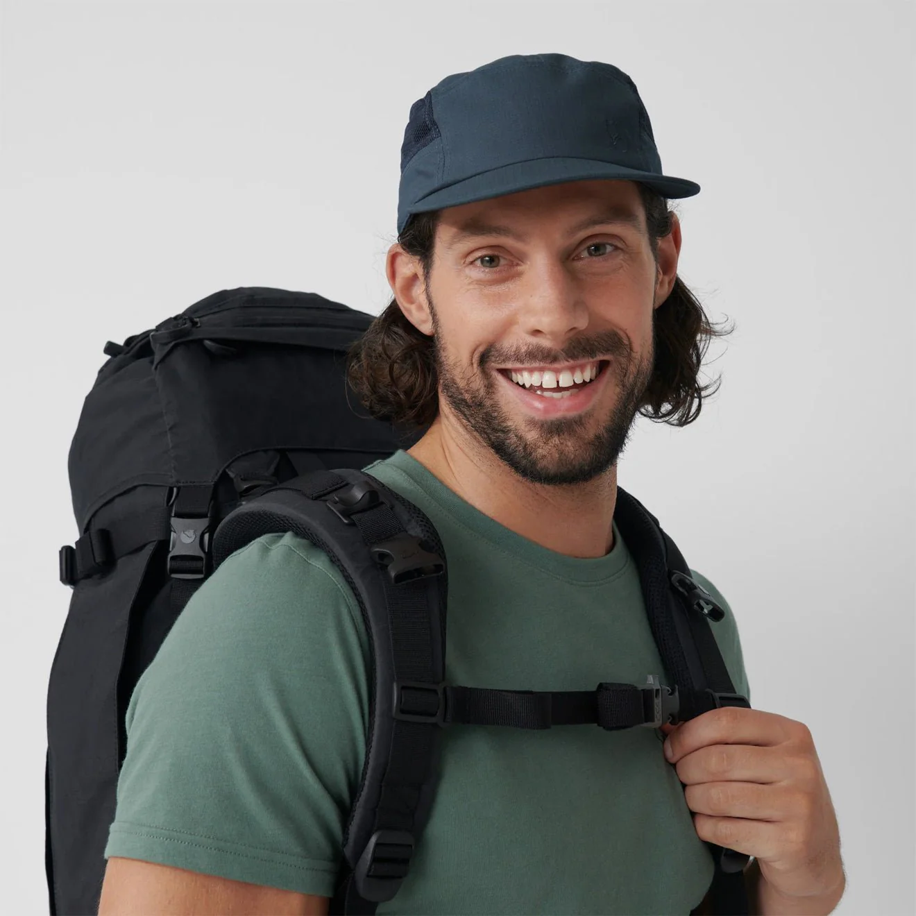 Fjallraven Abisko Mesh Cap Dark Navy - Image 3