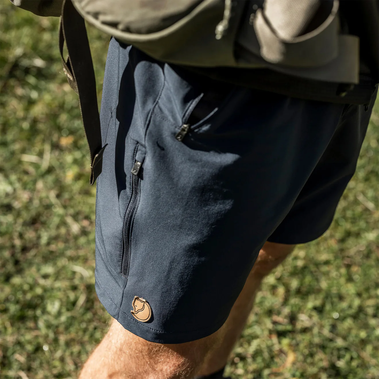 Fjallraven Abisko Trail Stretch Shorts Dark Navy - Image 9