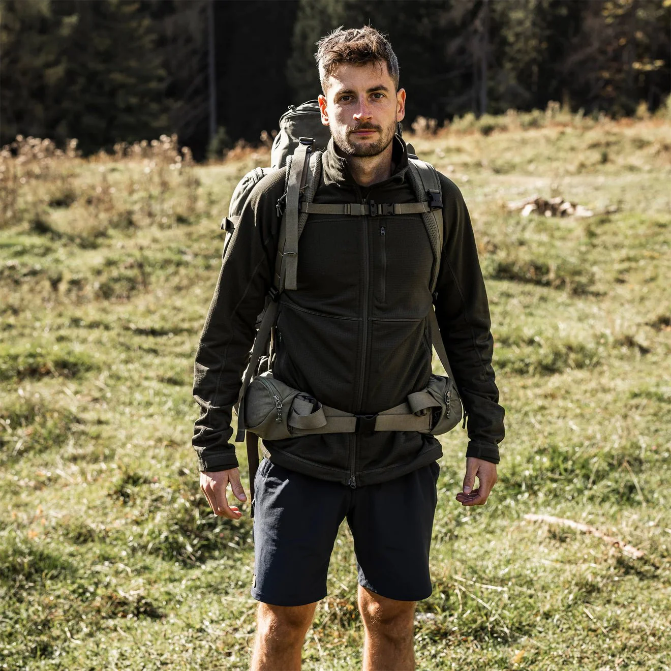 Fjallraven Abisko Trail Stretch Shorts Laurel Green - Image 10