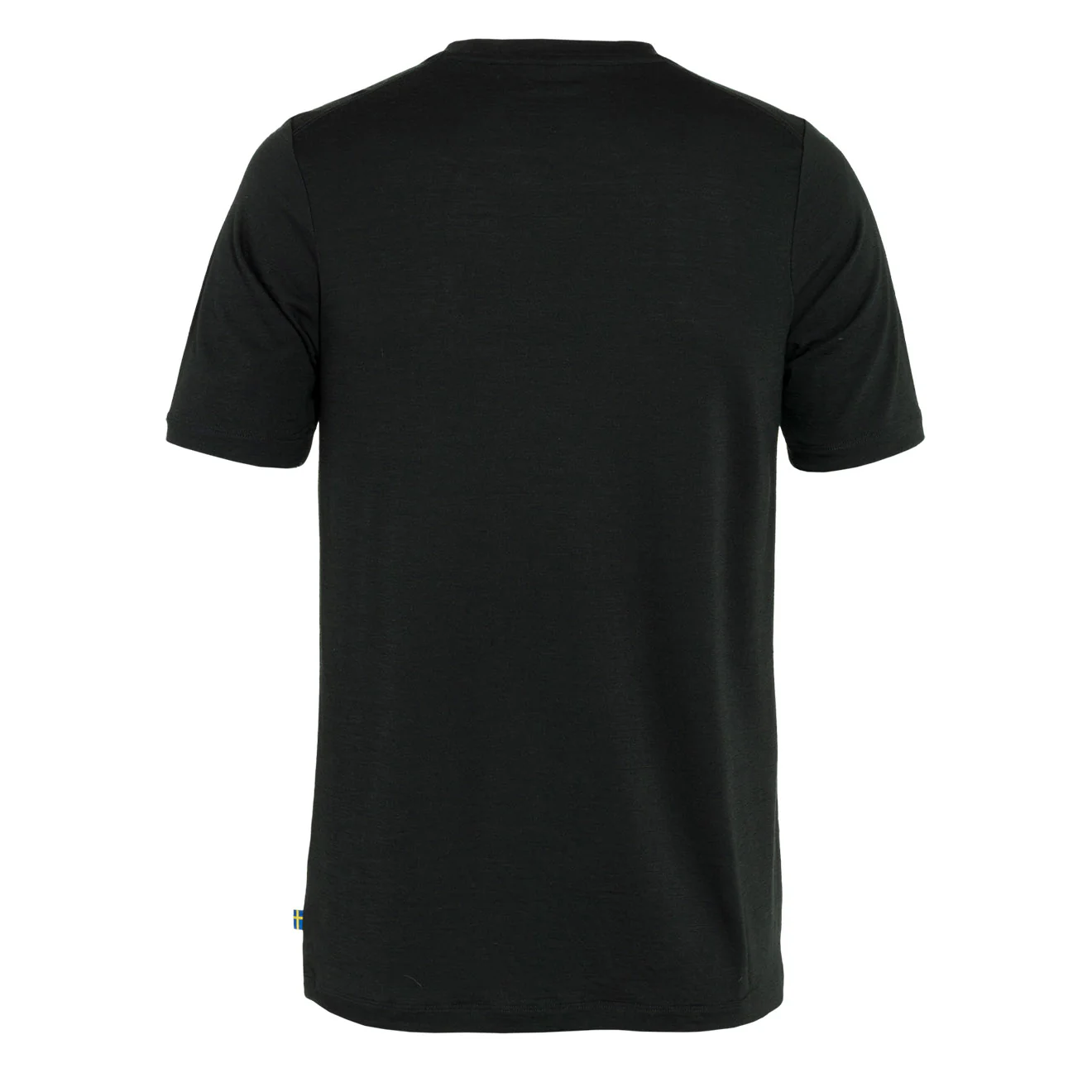 Fjallraven Abisko Wool Logo SS T-Shirt Black - Image 2