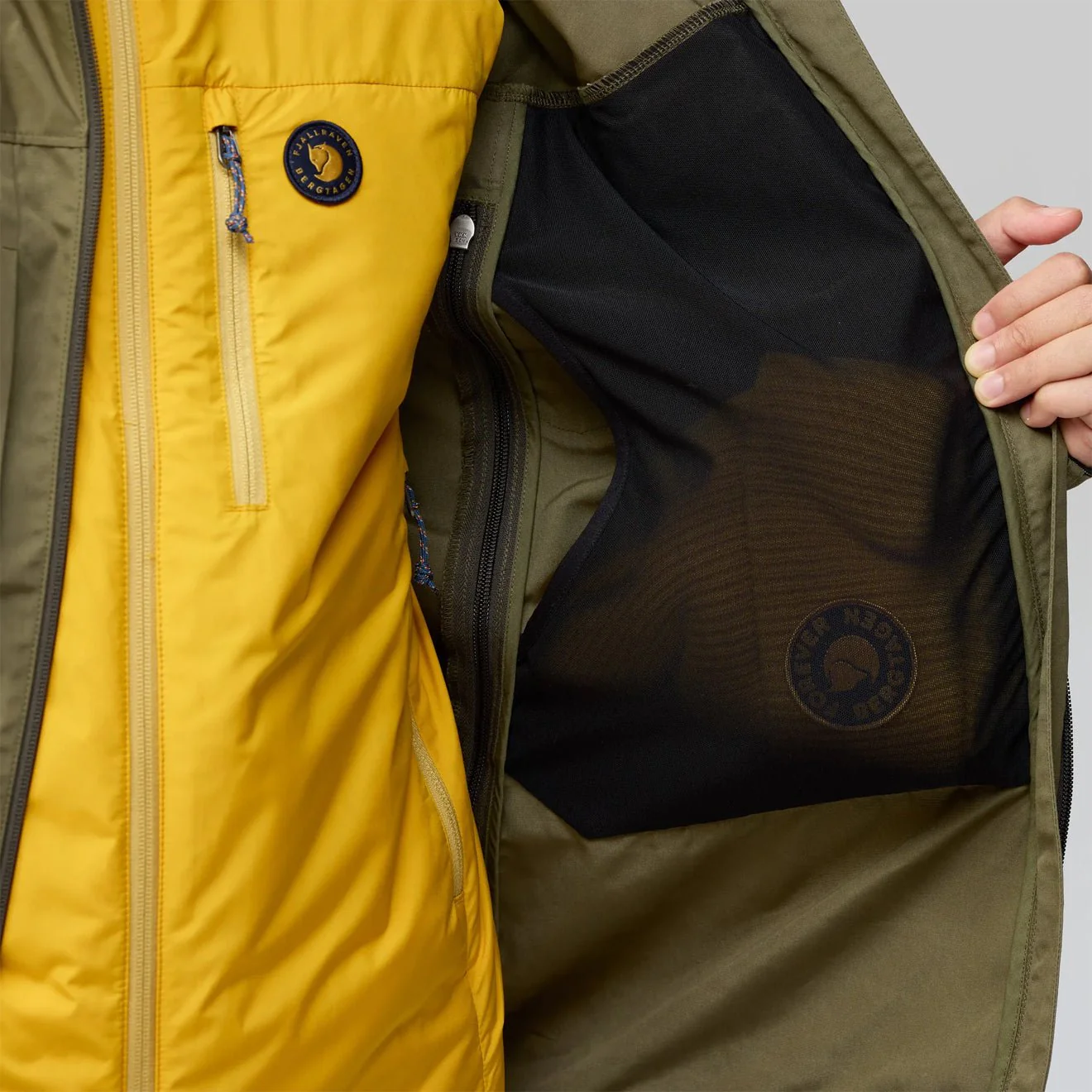 Fjallraven Bergtagen G-1000 Jacket Laurel Green - Image 9