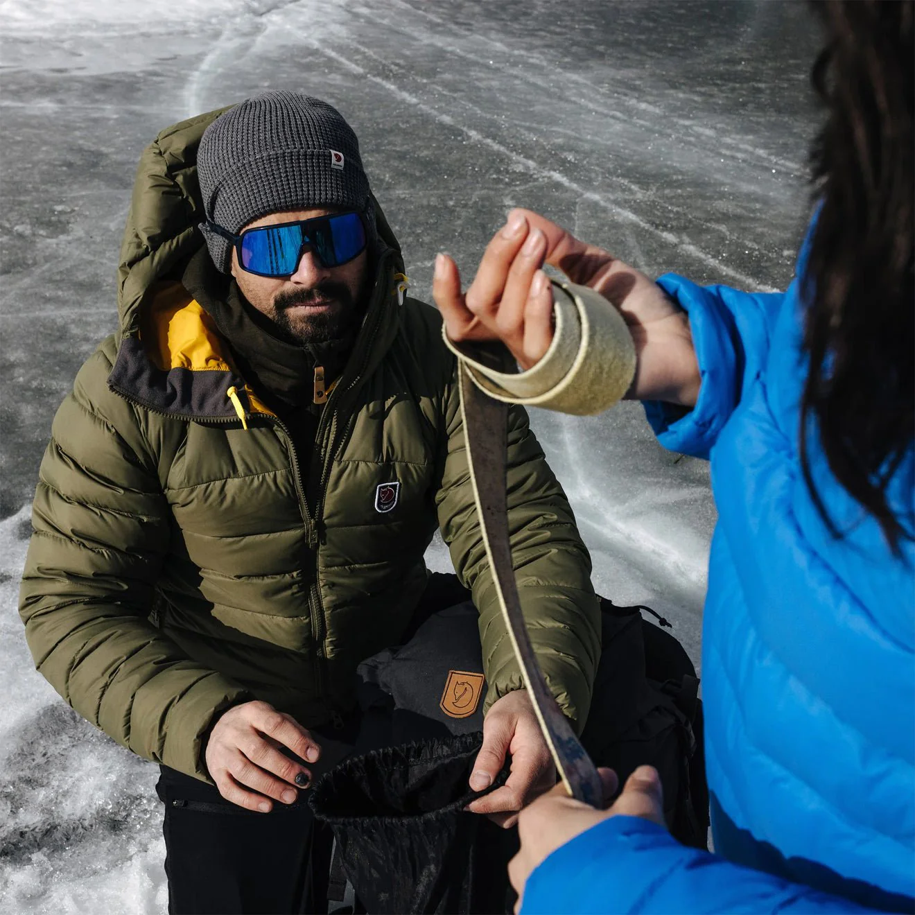 Fjallraven Expedition Pack Down Hoodie Deep Forest - Image 4