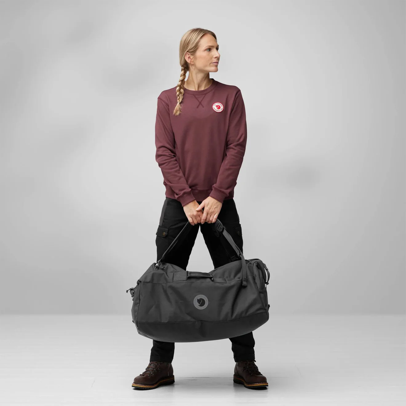 Fjallraven Farden Duffel 80 Coal Black - Image 4